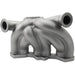 VW VR6 12V Twin scroll T4 top mount turbo manifold - Dual V-band Wastegates + COMETIC EXHAUST MANIFOLD GASKET SPA TURBO USA