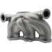 VW VR6 12V Twin scroll T4 top mount turbo manifold - Dual V-band Wastegates + COMETIC EXHAUST MANIFOLD GASKET SPA TURBO USA