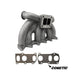 VW VR6 12V Twin scroll T4 top mount turbo manifold - Dual V-band Wastegates + COMETIC EXHAUST MANIFOLD GASKET SPA TURBO USA