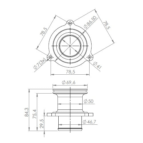 Turbo Muffler Delete and BLOW OFF VALVE ADAPTER SPACER for MQB VW Golf Gti Gli R MK7 1.8T 2.0 Tsi EA888 Audi S3 A3 - PRE SALE SPA TURBO USA