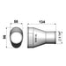 VW K-Jetronic Oval to 2,25"round power ITB cap SPA TURBO USA