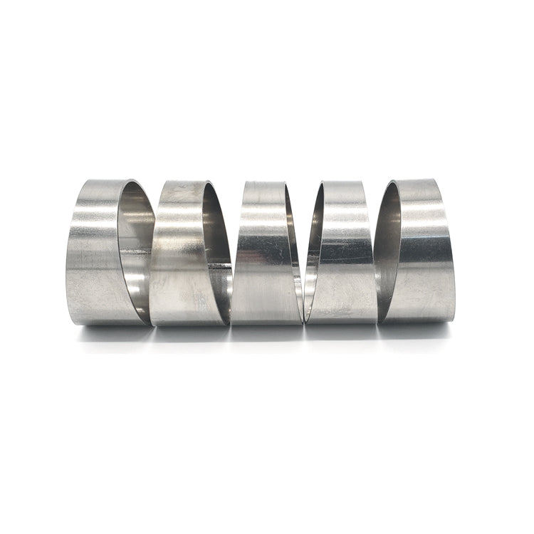 2.500" 16ga Long Radius (1.5D) Pie Cut 304 Stainless (45° Bend - 5 Pieces Total) Ace Race Parts
