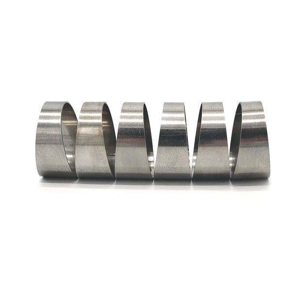 3.000" OD x 0.039" (1mm) Long Radius (1.5D) Pie Cut CP1 Titanium (90° Bend - 6 Pieces Total) Ace Race Parts