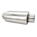 Ultra Quiet Resonator - 3.000" Inlet/Outlet x 13.75" Long - 304 Stainless Ace Race Parts
