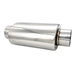 Ultra Quiet Resonator - 2.250" Inlet/Outlet x 13.75" Long - 304 Stainless Ace Race Parts
