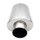Ultra Quiet Resonator - 2.250" Inlet/Outlet x 13.75" Long - 304 Stainless Ace Race Parts