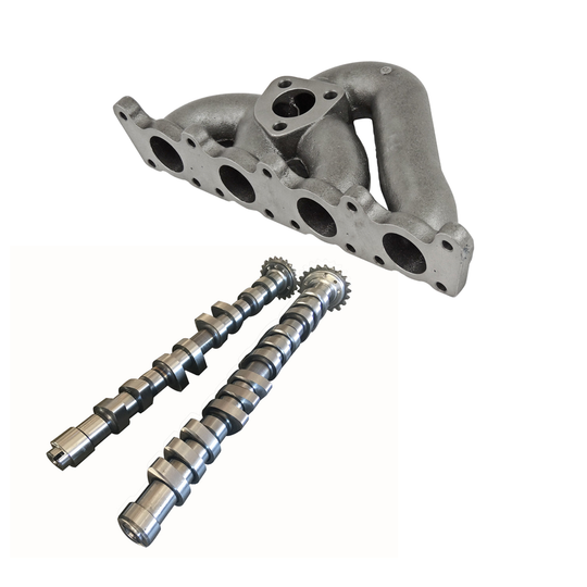 Cast Turbo Manifold upgrade + 252 / 260 High Performance Camshaft set For 1.8T Turbo 20V Transverse VW Golf / Jetta / Beetle / Audi / TT (K03/K04) - PRE SALE SPA TURBO USA