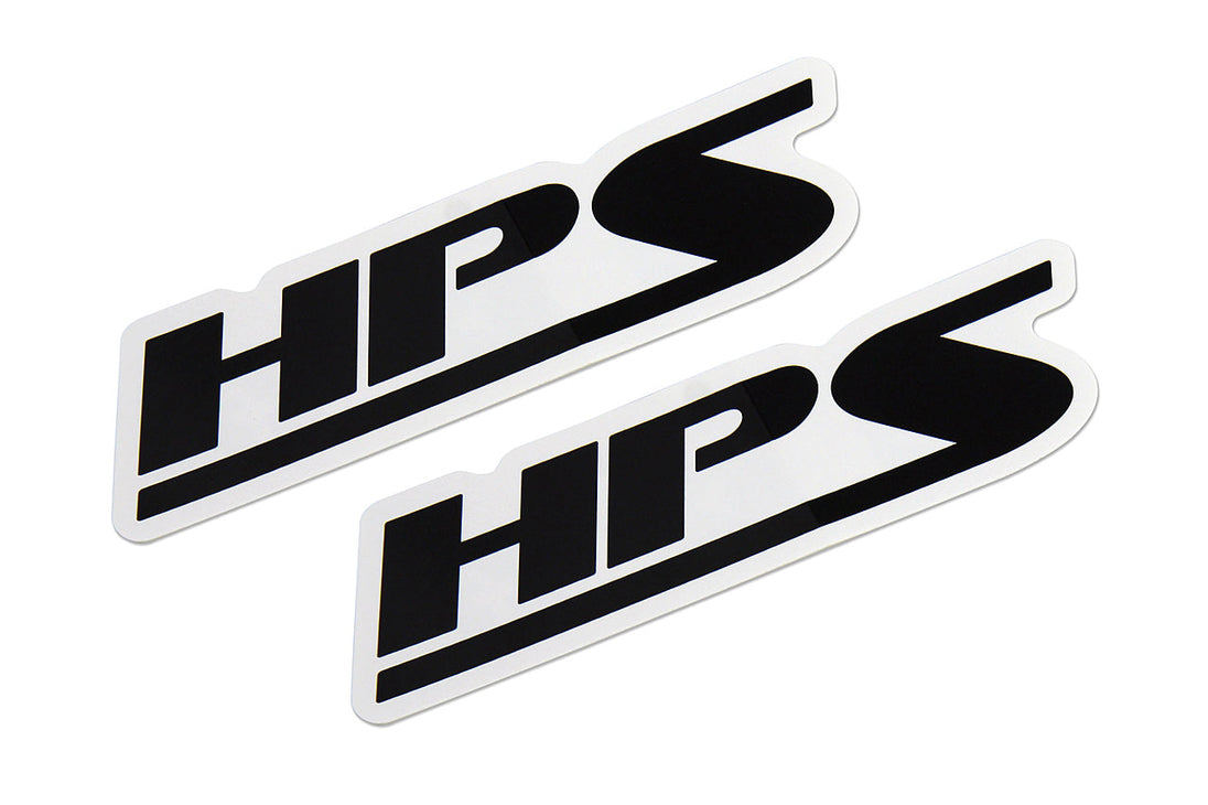 HPS 5" Print on Clear Vinyl Stickers 2pcs FR SPORT