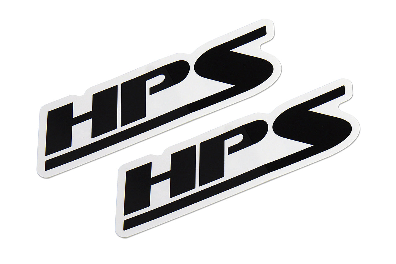 HPS 5" Print on Clear Vinyl Stickers 2pcs FR SPORT