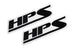 HPS 5" Print on Clear Vinyl Stickers 2pcs FR SPORT
