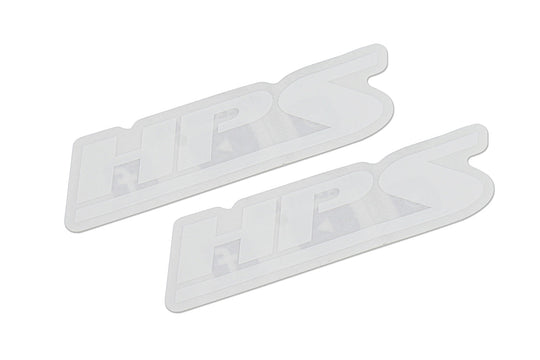 HPS 5" Print on Clear Vinyl Stickers 2pcs FR SPORT