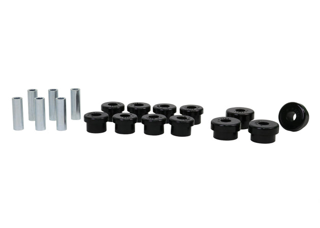 Whiteline Plus 88-00 Honda Civic / 88-9/95 CRX Rear Control Arm - Lower Inner & Outer Bushing Kit - DFW Speed Syndicate