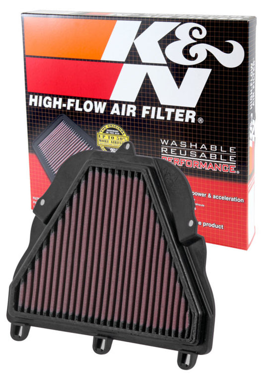 K&N 06-12 Triumph Daytona 675/675 SE/675R/Street Triple/Street Triple R Replacement Air Filter - DFW Speed Syndicate