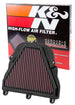 K&N 06-12 Triumph Daytona 675/675 SE/675R/Street Triple/Street Triple R Replacement Air Filter - DFW Speed Syndicate