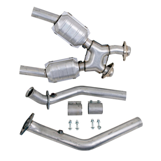BBK 99-04 Mustang 4.6 GT / Cobra High Flow X Pipe With Catalytic Converters - 2-1/2 BBK