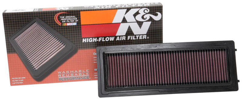 K&N 2016 Alfa Romeo Giulia L4-2.0L F/I Replacement Drop In Air Filter - DFW Speed Syndicate