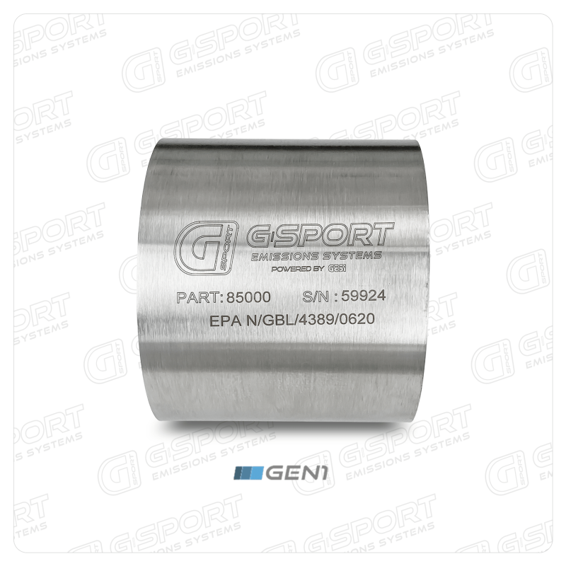 G-Sport Gen1 UHO EPA Compliant Catalytic Converter Core - 4.500" Body x 4.000" Long (85002) Ace Race Parts