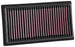 K&N 2017 Subaru BRZ H4-2.0L F/I Replacement Drop In Air Filter - DFW Speed Syndicate