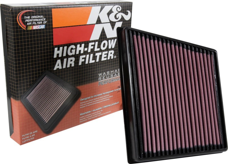 K&N 2015 Jaguar F-Pace V6-3.0L F/I Right Side Replacement Drop In Air Filter - DFW Speed Syndicate