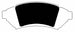 Porterfield Brake Pads for 2004 PONTIAC GRAND PRIX GTP FR SPORT