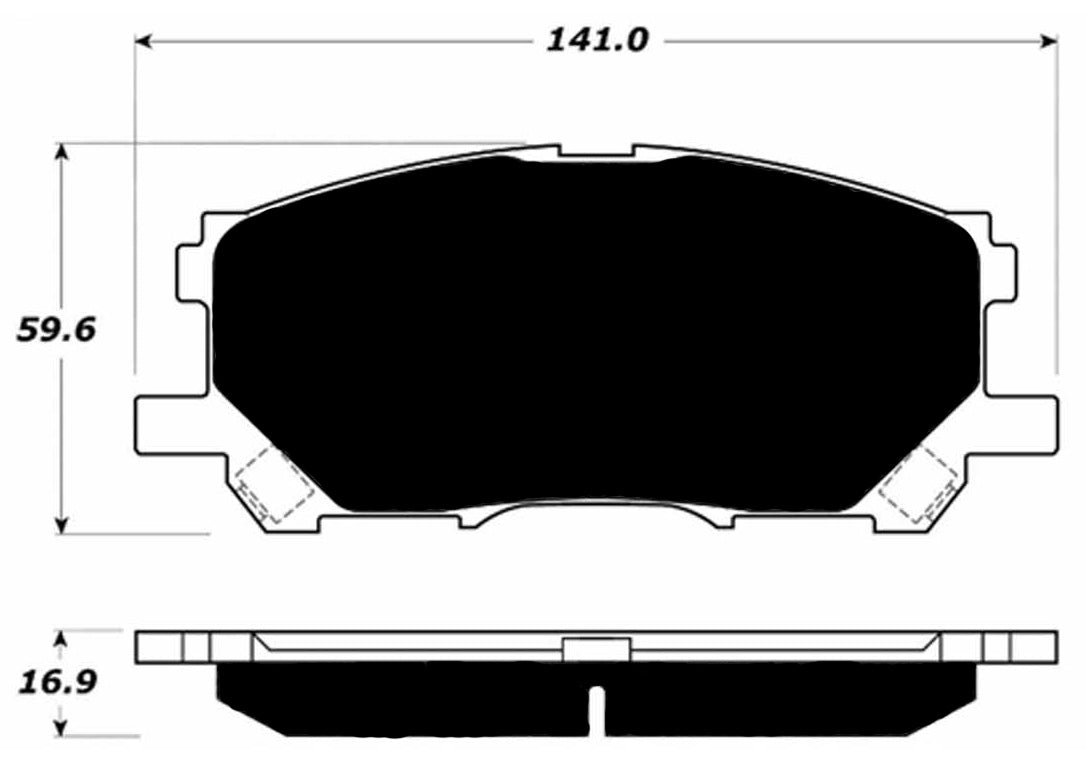 Porterfield Brake Pads for 2005 LEXUS RX 330 FR SPORT