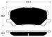 Porterfield Brake Pads for 2008 LEXUS RX 330 FR SPORT