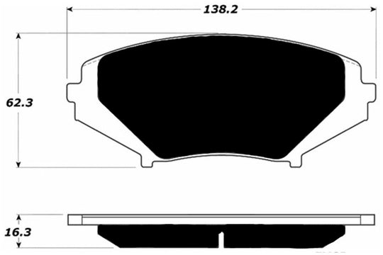 Porterfield Brake Pads for 2011 MAZDA RX 8 FR SPORT