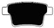 Porterfield Brake Pads for 2005 JAGUAR X Type FR SPORT