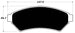 Porterfield Brake Pads for 2005 BUICK LACROSSE FR SPORT