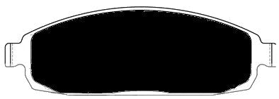 Porterfield Brake Pads for 2006 JEEP COMMANDER FR SPORT