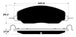 Porterfield Brake Pads for 2006 FORD MUSTANG V6 FR SPORT