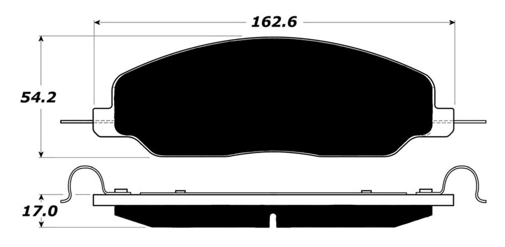Porterfield Brake Pads for 2005 FORD MUSTANG V6 FR SPORT