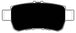 Porterfield Brake Pads for 2005 HONDA ODYSSEY FR SPORT