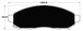 Porterfield Brake Pads for 2015 NISSAN FRONTIER 4WD FR SPORT