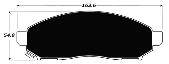 Porterfield Brake Pads for 2017 NISSAN FRONTIER 2WD FR SPORT