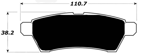 Porterfield Brake Pads for 2017 NISSAN FRONTIER 2WD FR SPORT