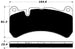 Porterfield Brake Pads for 2016 MASERATI QUATTROPORTE 4WD FR SPORT
