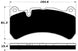 Porterfield Brake Pads for 2005 MERCEDES-BENZ SLK55 AMG FR SPORT