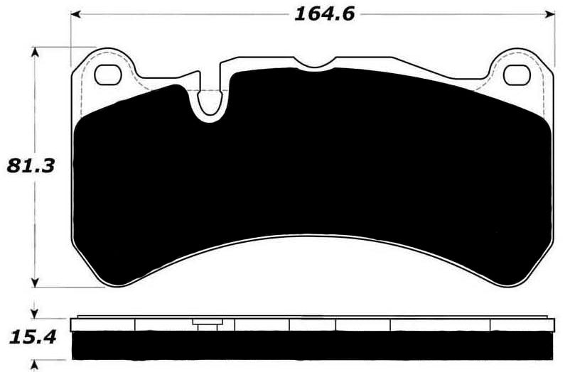 Porterfield Brake Pads for 2011 MERCEDES-BENZ SLK55 AMG FR SPORT