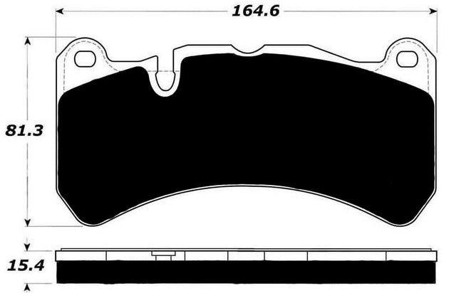 Porterfield Brake Pads for 2015 MASERATI GHIBLI (360mm Front/350mm Rear) FR SPORT