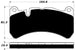 Porterfield Brake Pads for 2006 MERCEDES-BENZ CLK55 AMG FR SPORT