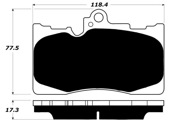 Porterfield Brake Pads for 2019 LEXUS GS 350 FR SPORT