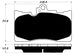 Porterfield Brake Pads for 2017 LEXUS IS 200 Turbo FR SPORT