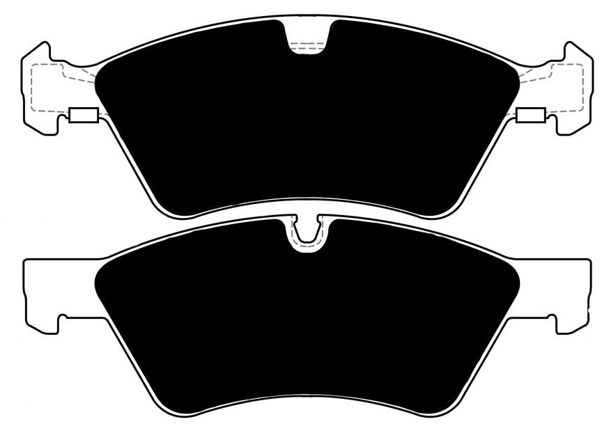 Porterfield Brake Pads for 2007 MERCEDES-BENZ R500 350mm Front Discs FR SPORT