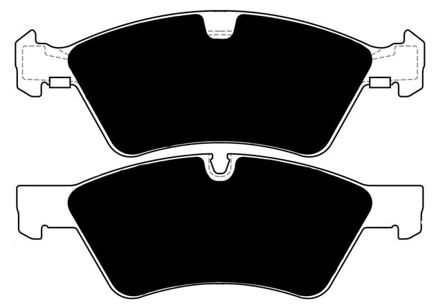 Porterfield Brake Pads for 2009 MERCEDES-BENZ E350 4-Matic Sport Sedan FR SPORT