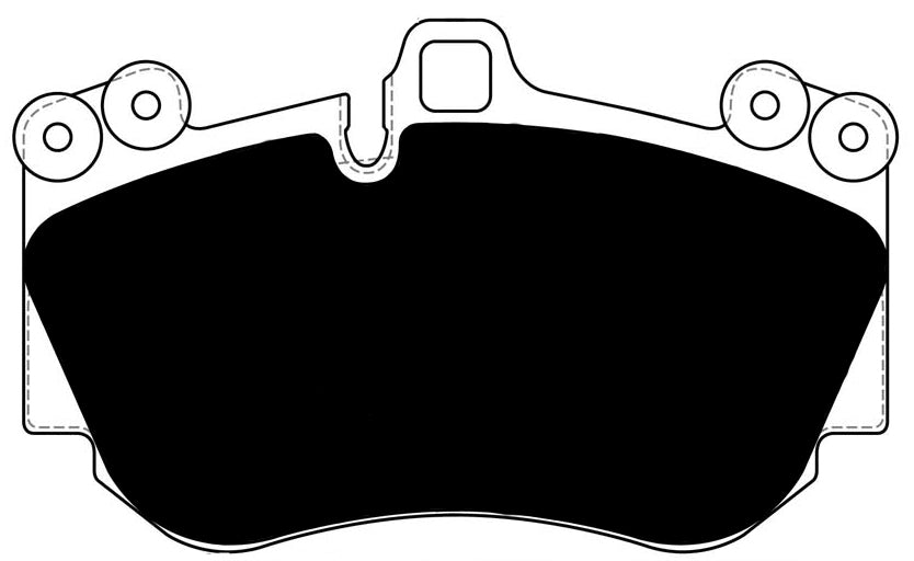 Porterfield Brake Pads for 2005 PORSCHE CAYENNE w/380mm Front Rotor FR SPORT