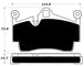 Porterfield Brake Pads for 2014 PORSCHE Boxster FR SPORT