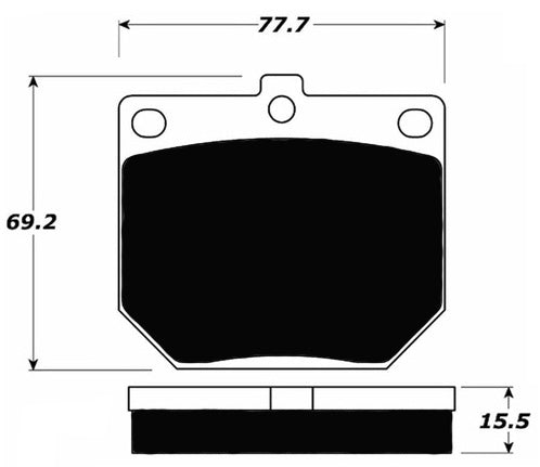 Porterfield Brake Pads for 1985 SAAB 900 Series FR SPORT