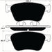 Porterfield Brake Pads for 2016 BENTLEY FLYING SPUR FR SPORT