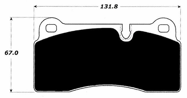 Porterfield Brake Pads for 2008 AUDI R8 - (Excluding Ceramic Discs) FR SPORT